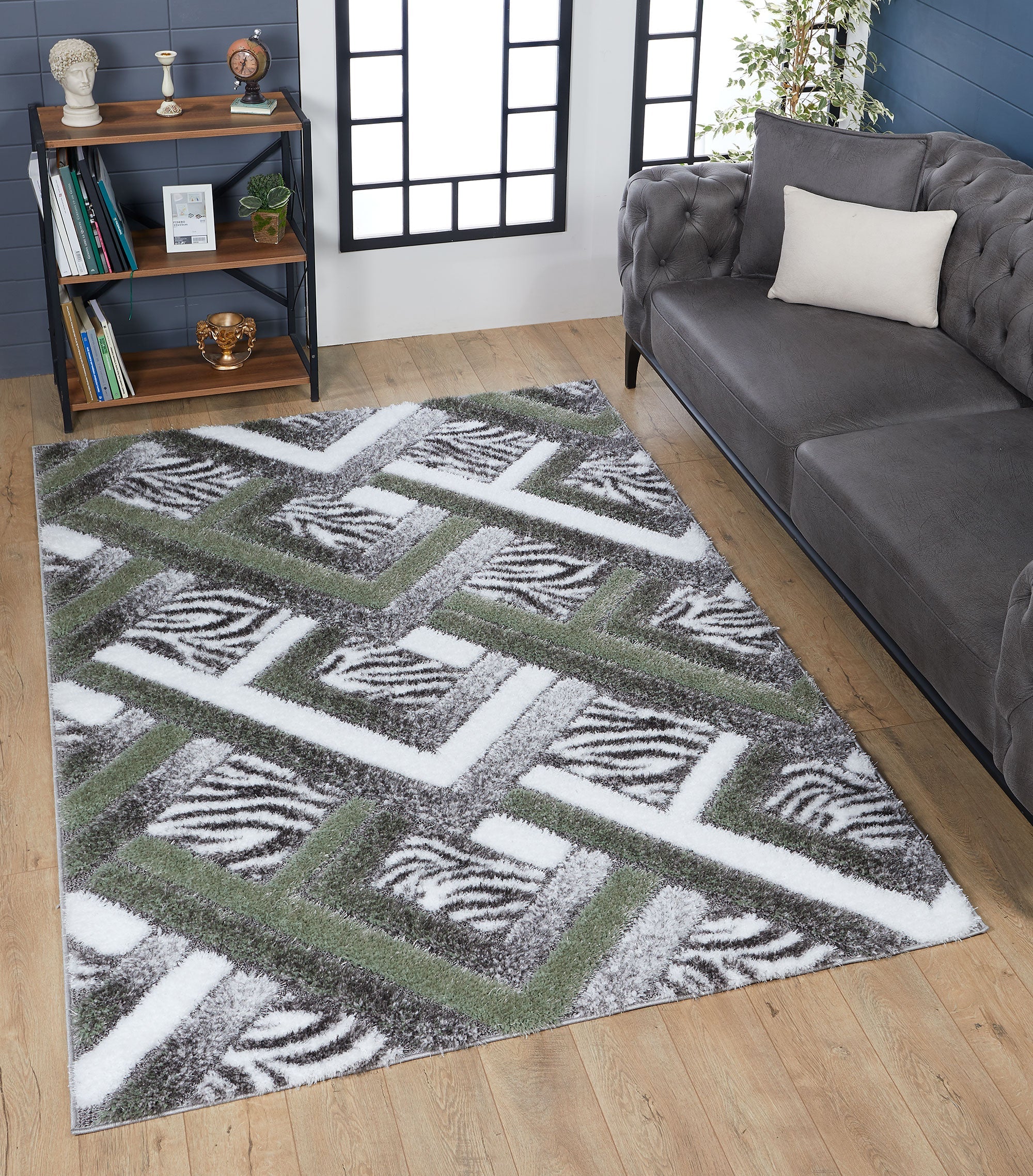 Madison Shag Rug 1200A12 Area Rug