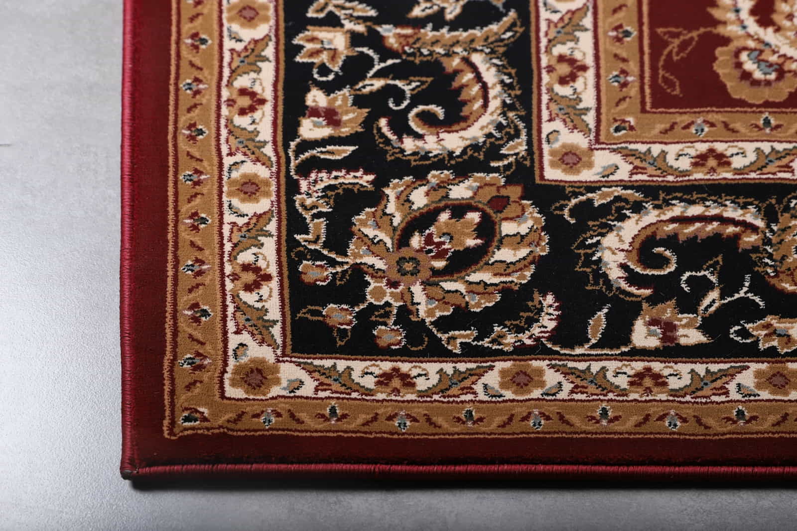 Kalite 2117A RED BLACK Area Rug