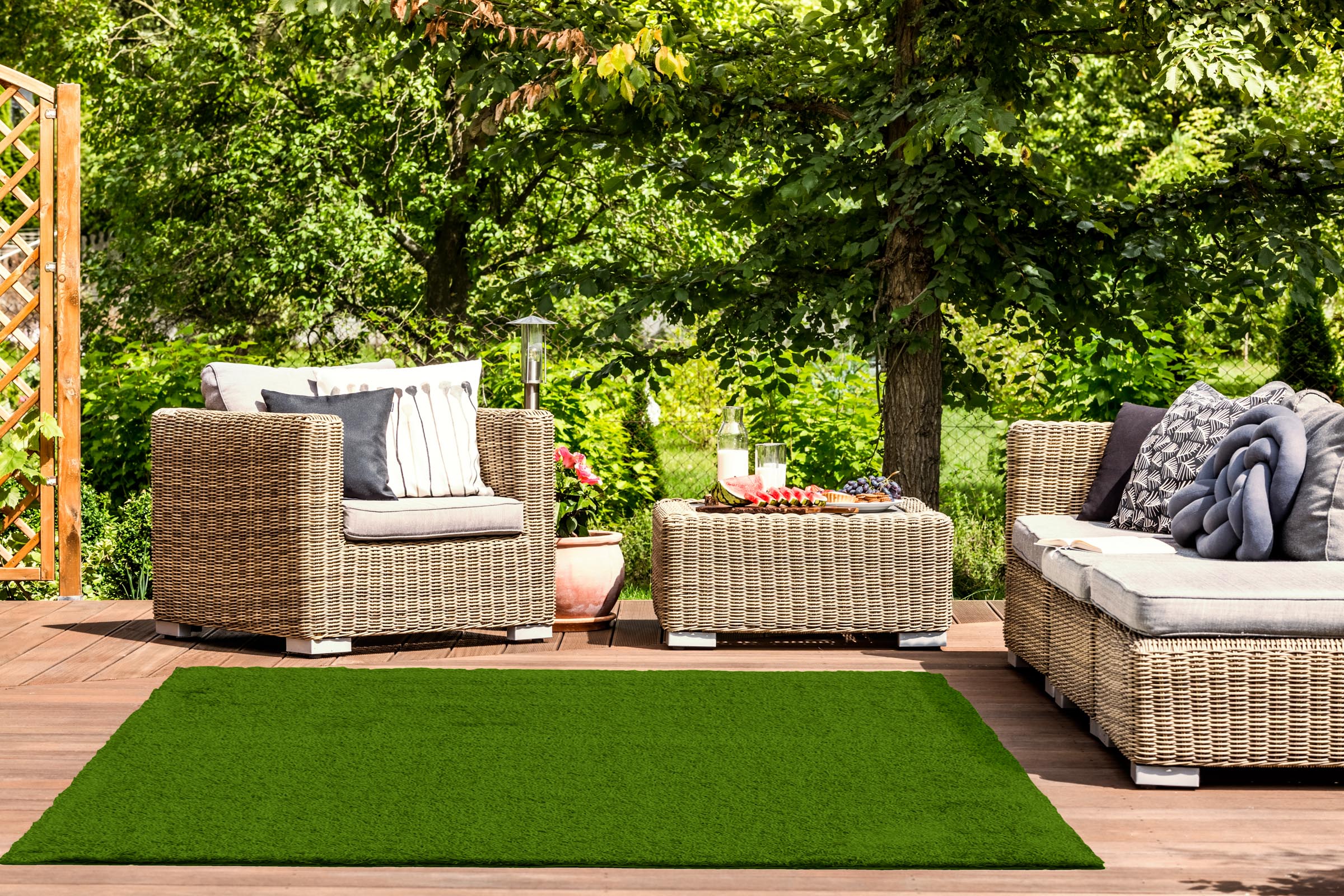 Faux Grass Green