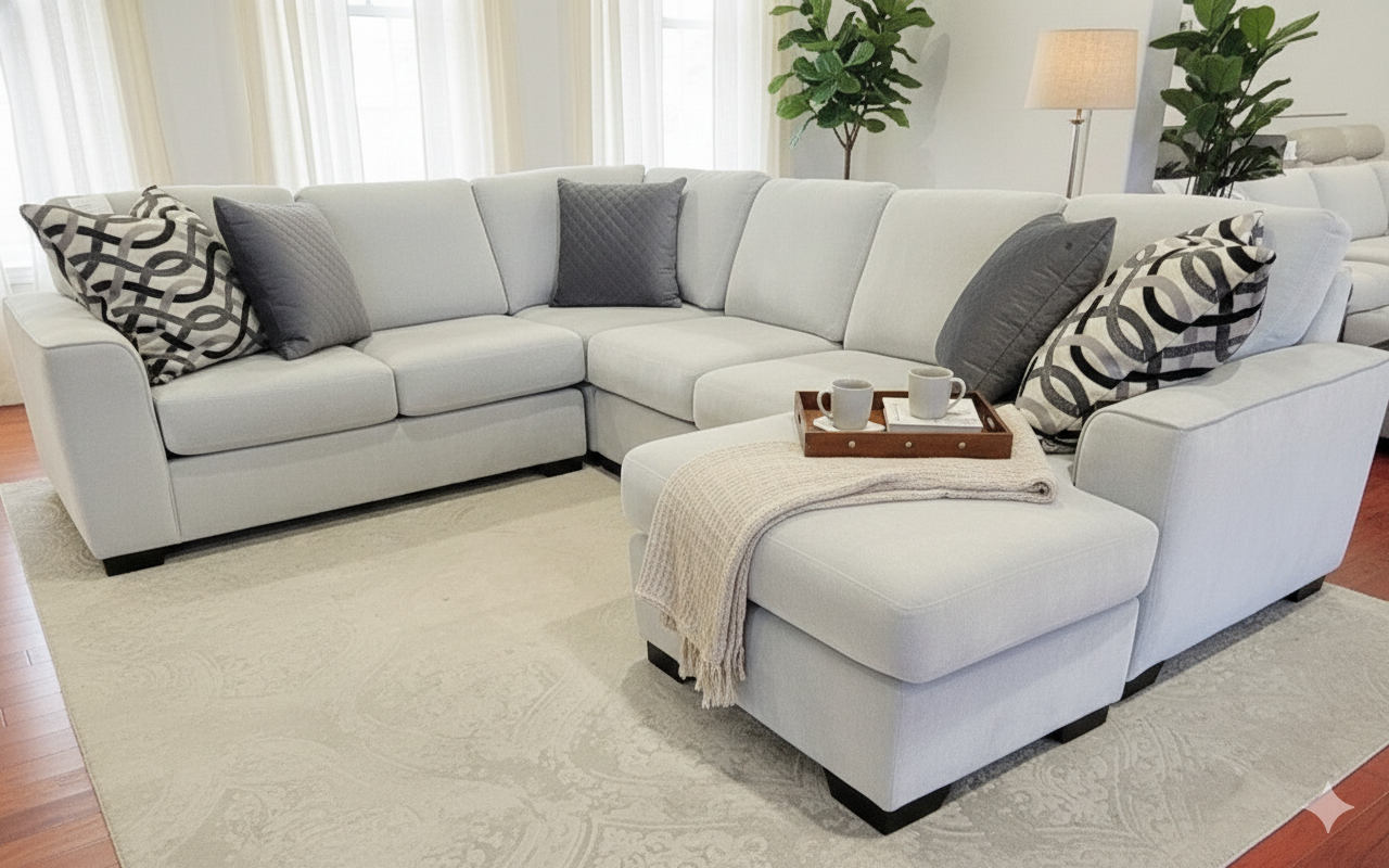 SOLD! Maple Mist Sectional Sectional (Canadian Made)