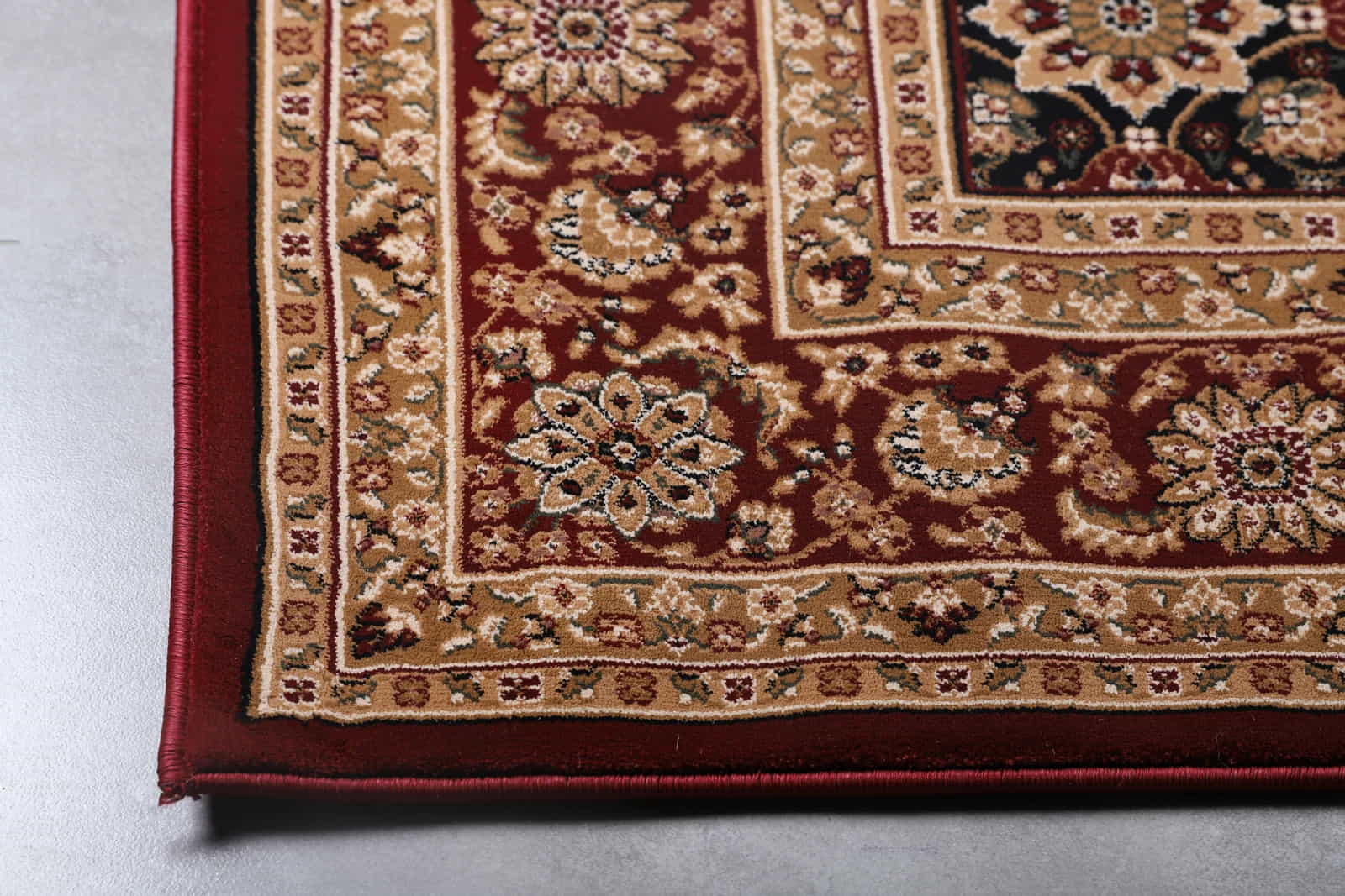 Kalite 2195A RED Beige Area Rug