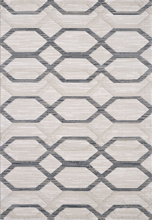 Westlake D37 CREAM GREY Area Rug