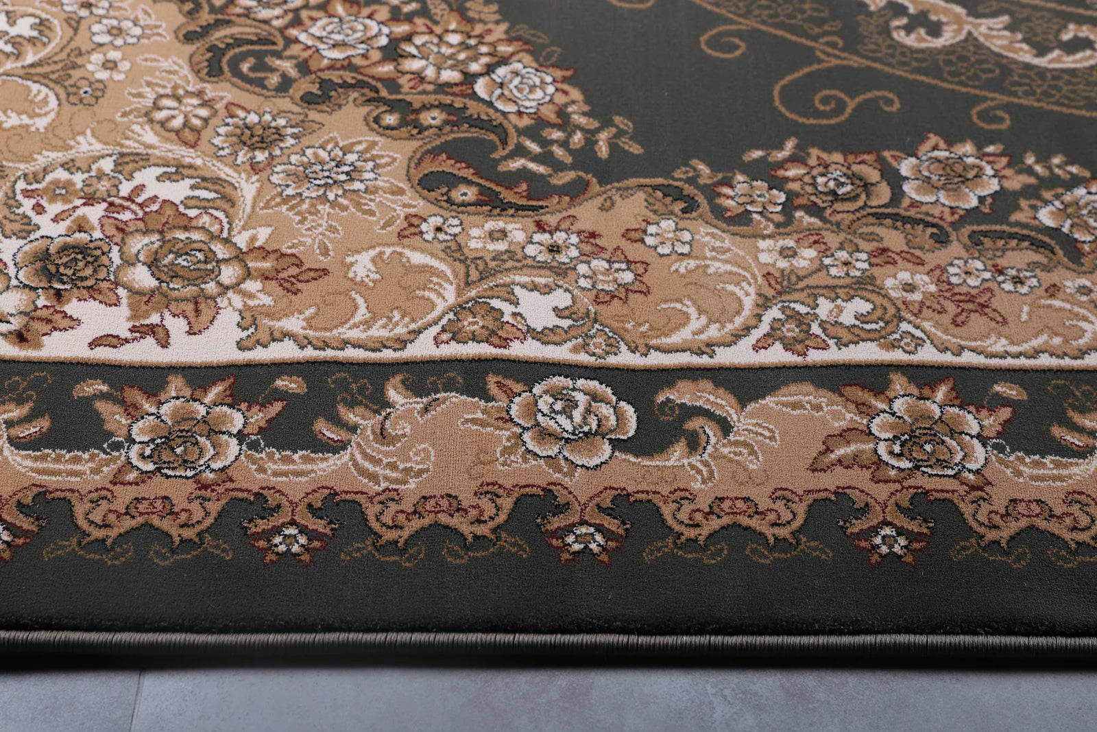 Kalite 8324A Green Beige Area Rug