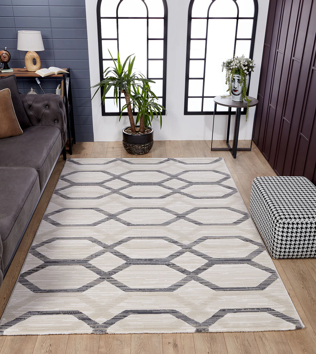 Westlake D37 CREAM GREY Area Rug