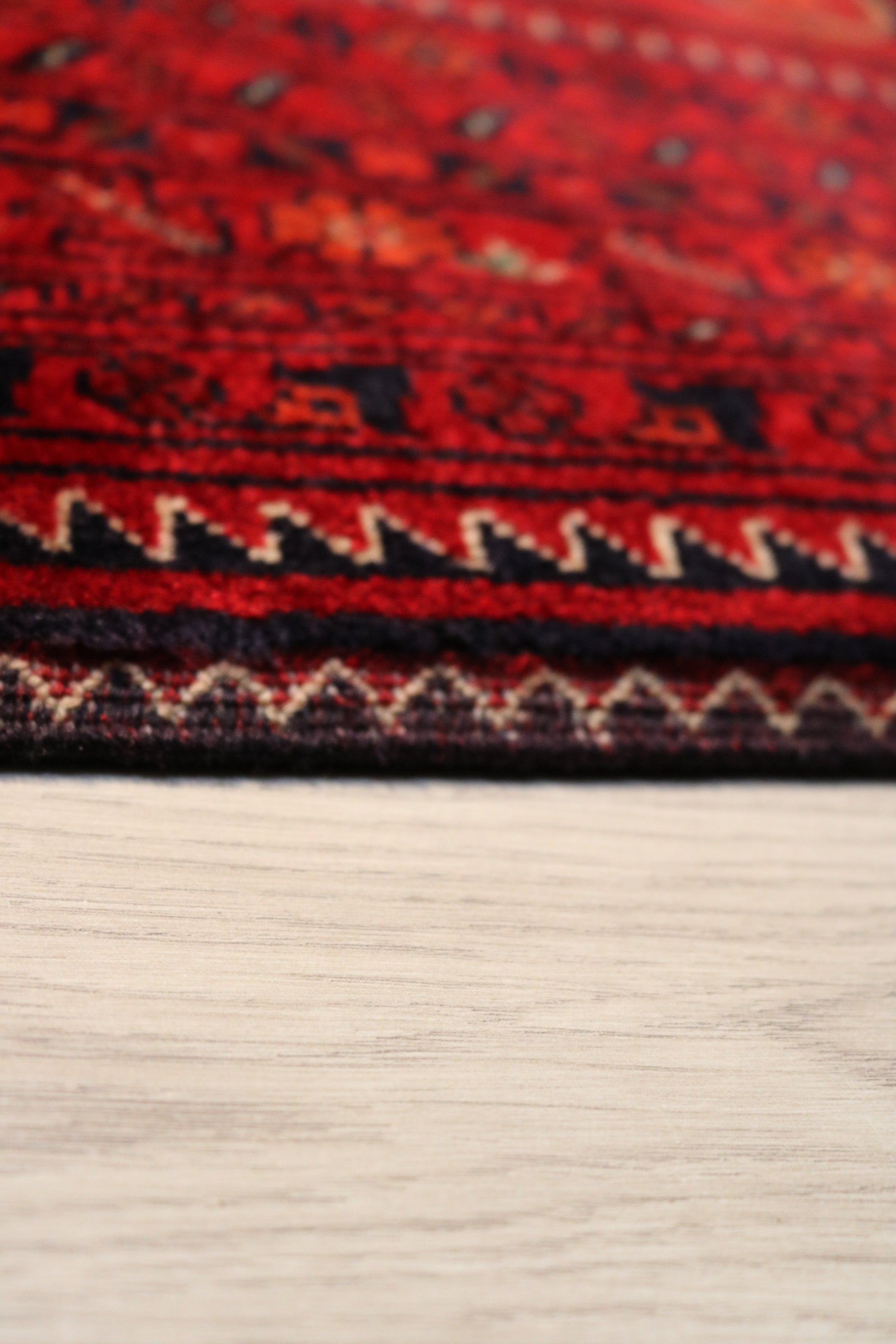 Belgian Wool, Afghan Hand-Knotted Rug – BWA-5019502 | Traditional Design