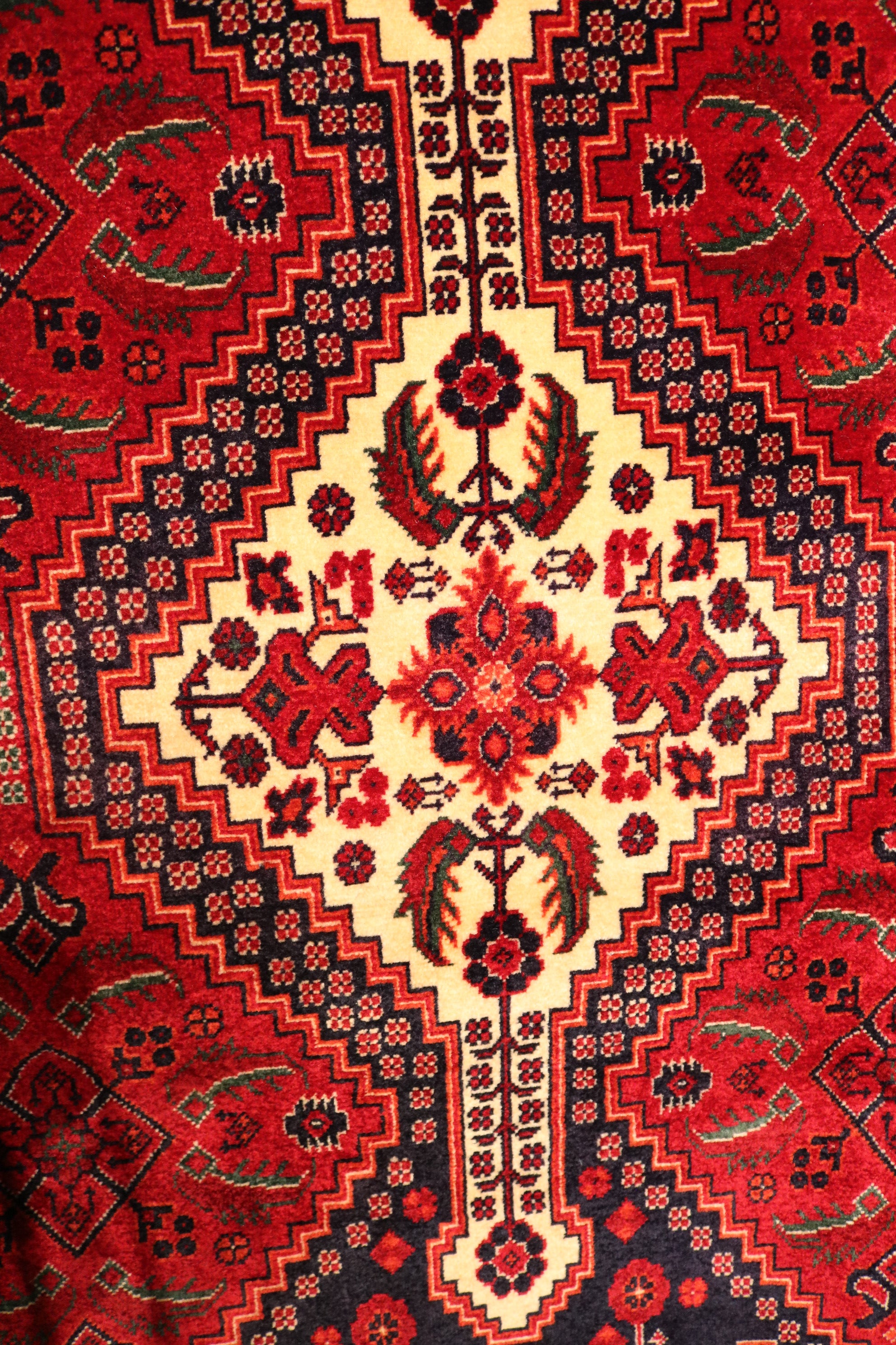 Belgian Wool, Afghan Hand-Knotted Rug – BWA-5019502 | Traditional Design