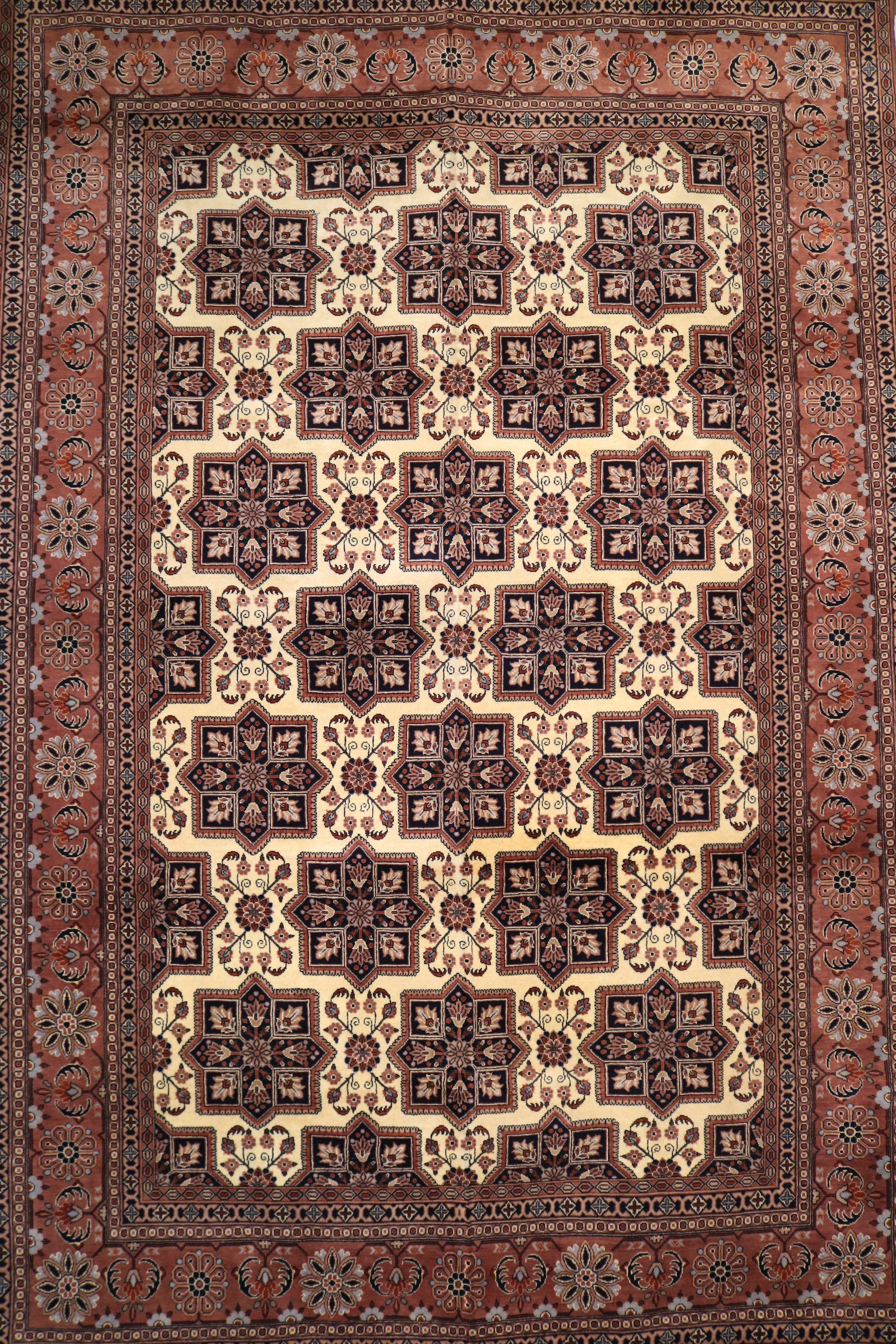 Belgian Wool, Afghan Hand-Knotted Rug – BWA-5019450 | Traditional Design