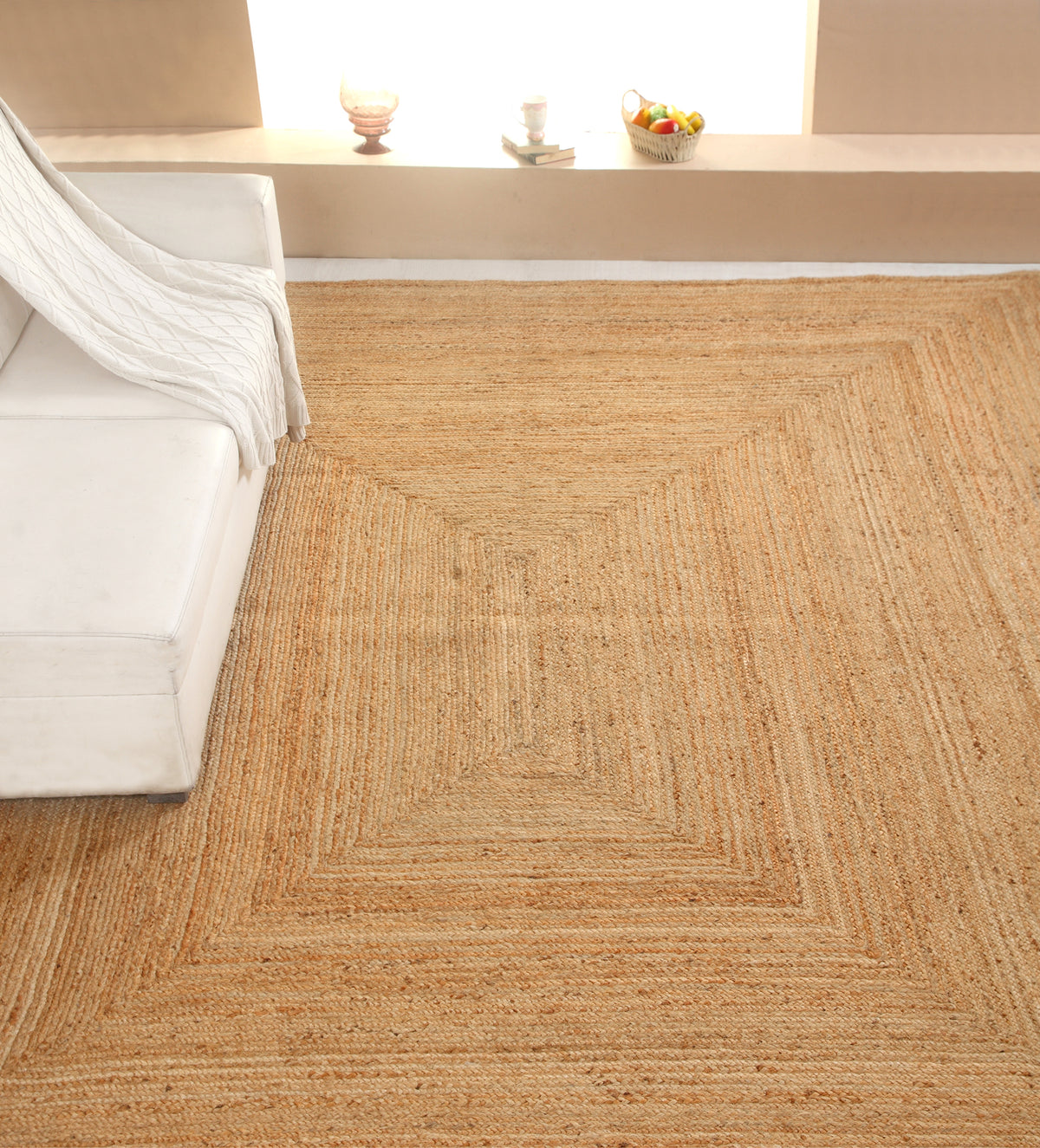 Sahara Natural Braided Jute Rug