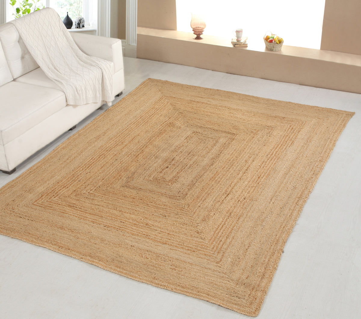 Sahara Natural Braided Jute Rug
