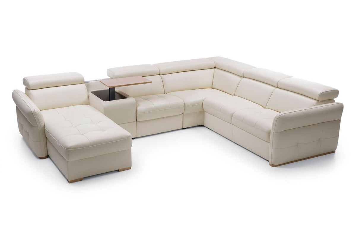 Massimo Sectional Left Chaise W/Storage, Bar Element, Electric Recliner, Corner, Sofa W/Bed - Massimo Sectional | ESF New York- Same-Day Pick up Available
